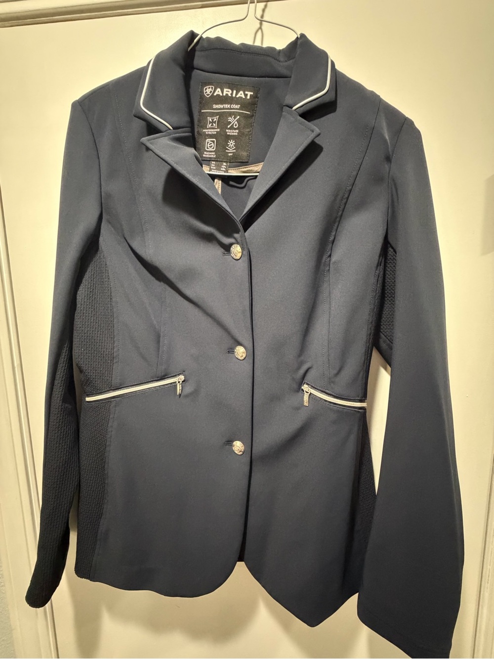 Ariat Navy Blazer with White Piping